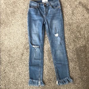 Free People high rise skinny jean